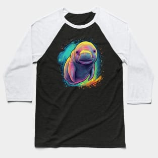 Manatees Smiling Baseball T-Shirt